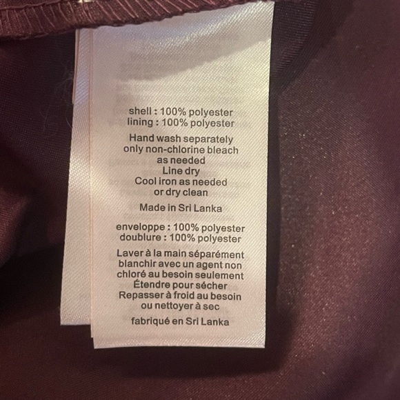 David’s Bridal plum mini dress prom wedding formal woman’s size 6 - Picture 4 of 4